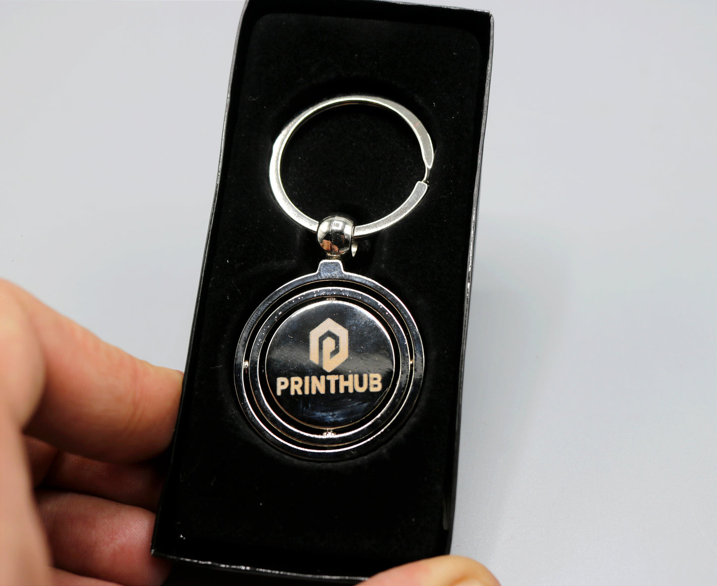 Metal Keychain 360 Rotation K-02