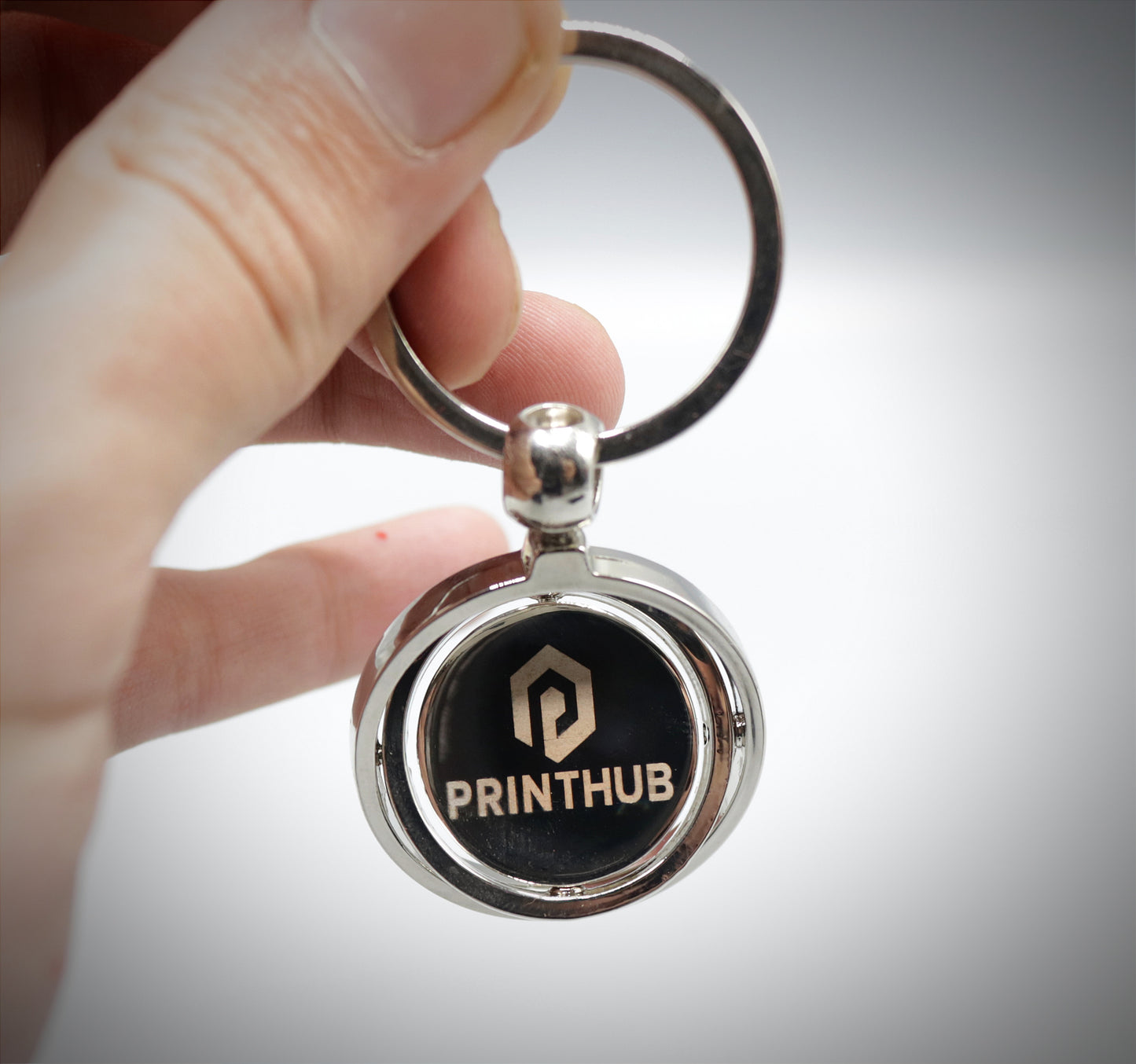 Metal Keychain 360 Rotation K-02